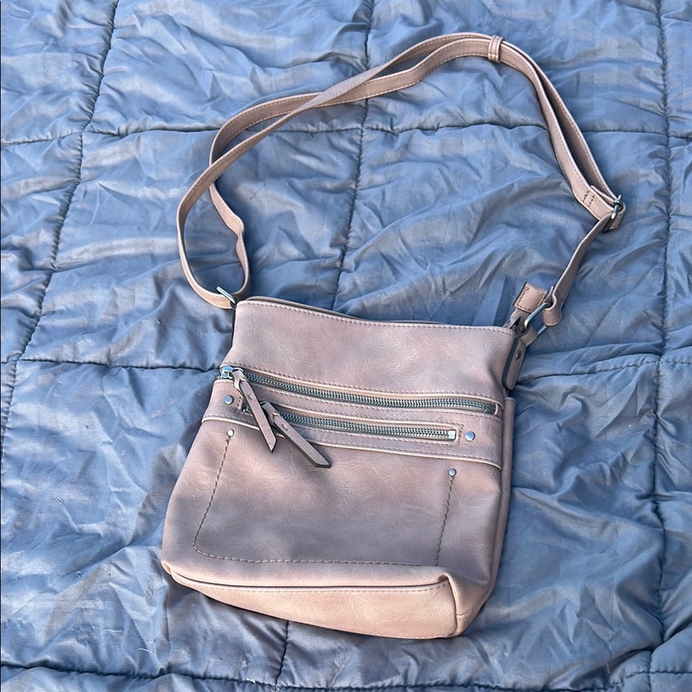 INC International Concepts Taupe Crossbody Bag